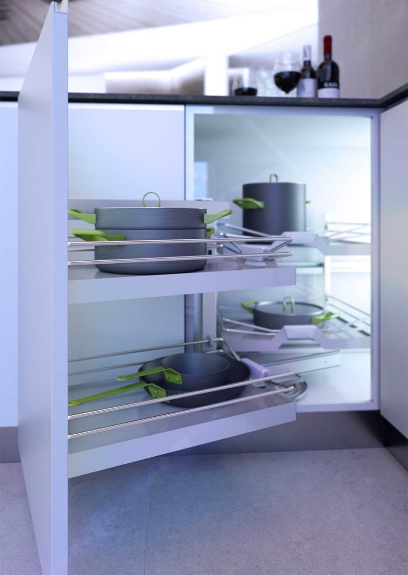 Swivel Baskets & Corners SIDERPLAST Accessori Per Cucine